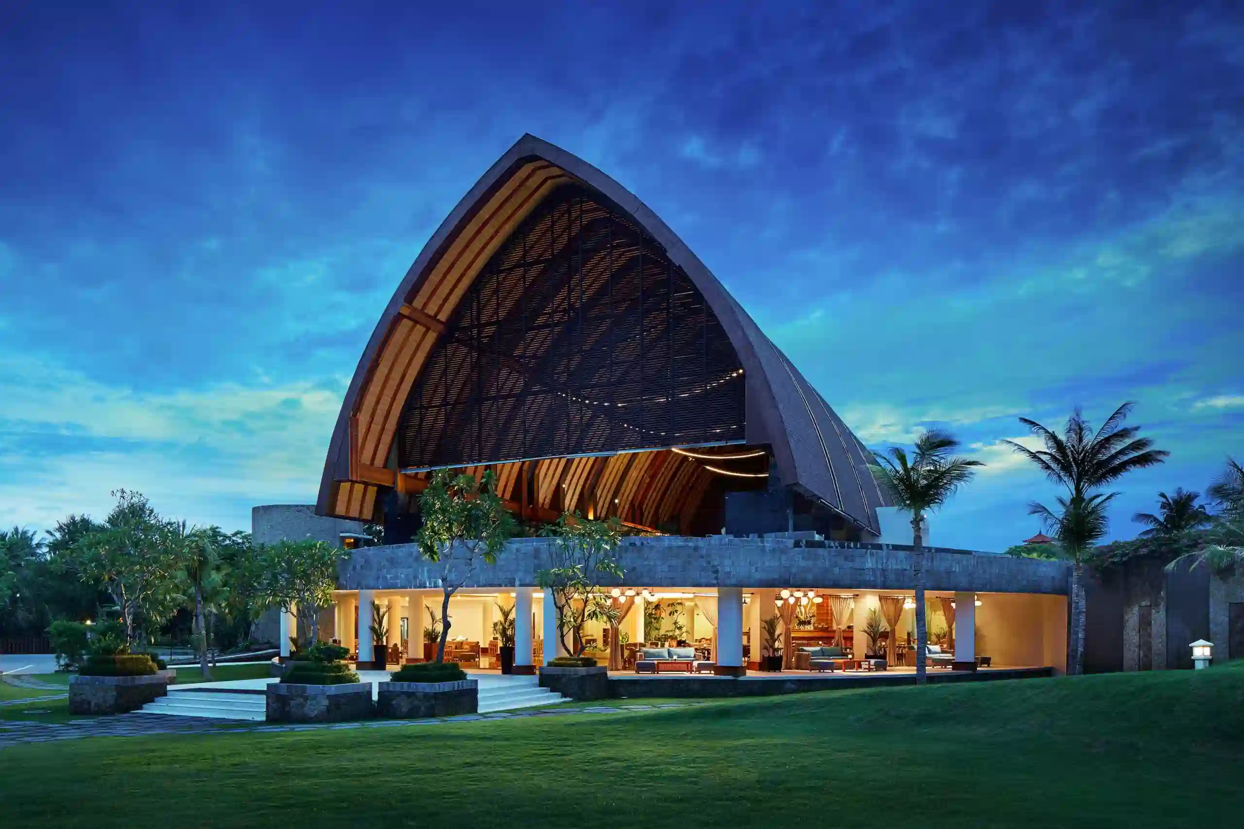 Beachfront luxury resort at Merusaka Nusa Dua inside the gated Nusa Dua complex Bali