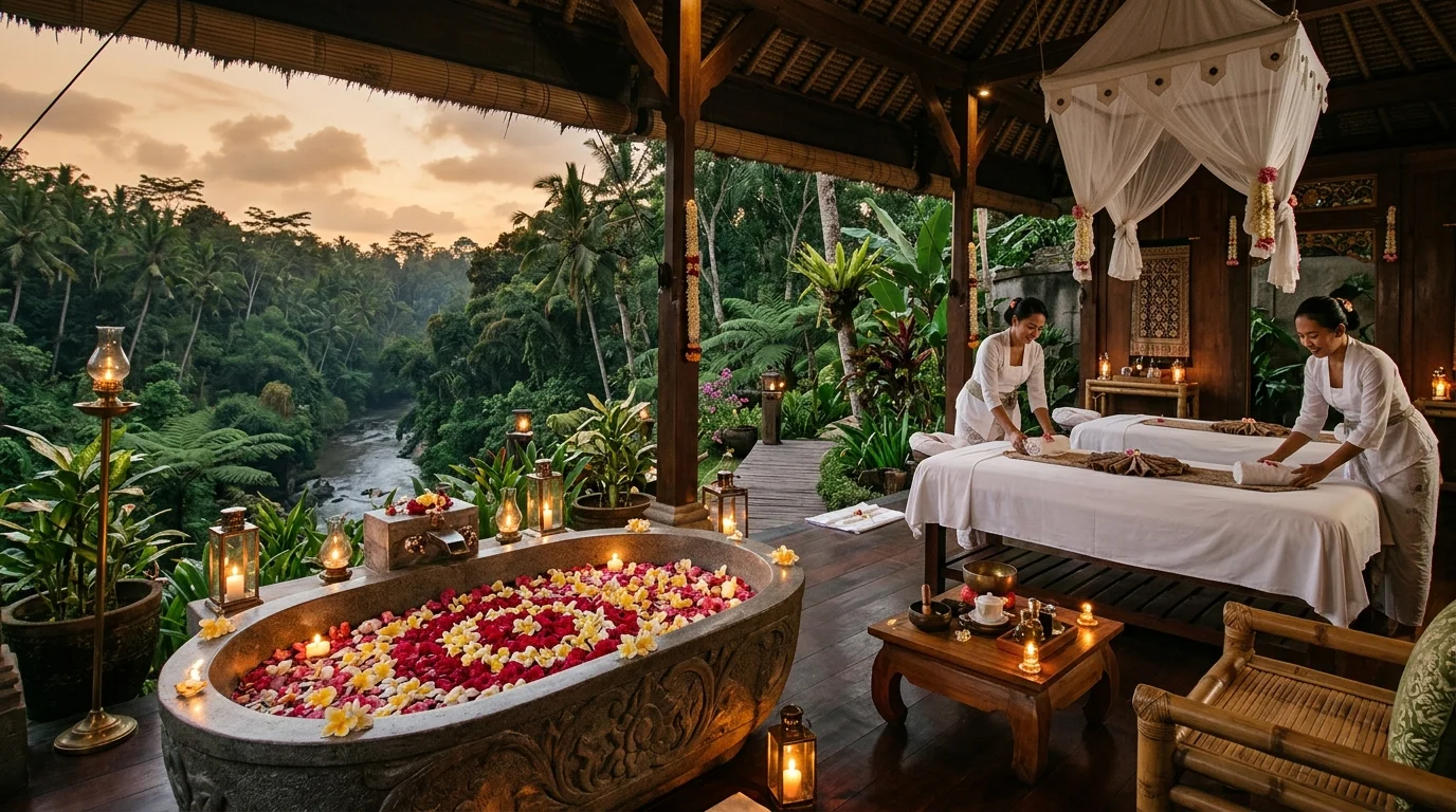 Couples Spa Treatment in Ubud Jungle Pavilion